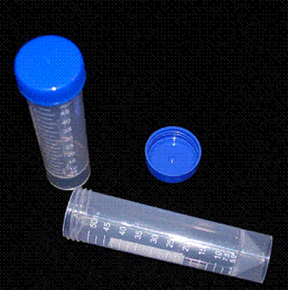 50ml Conical Bottom Self-Standing Centrifuge Tubes, Case of 500